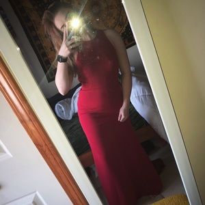 💋 burgundy prom dress 💋